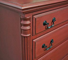 more color, chalk paint, painted furniture, Clear and Dark Wax