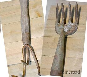repurposing vintage hand tools, home decor, repurposing upcycling, My collection of hand rakes