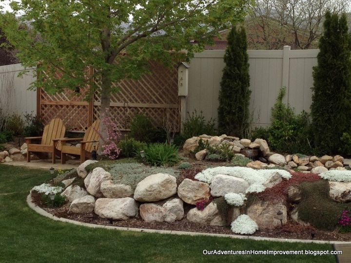 a new shady spot by the pond, gardening, outdoor living, ponds water features