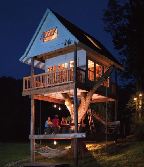 5 amazing treehouses, outdoor living, Treehouse for adults