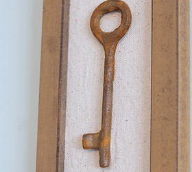 restoration hardware key shadow box knock off, crafts