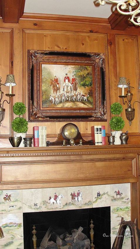 study mantle restyled, fireplaces mantels, home decor, living room ideas