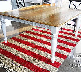 change the look of your dining room table, painted furniture