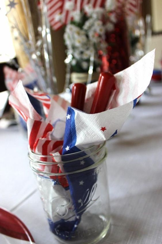 4th of july tablescape, living room ideas, patriotic decor ideas, seasonal holiday decor