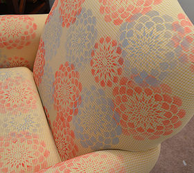 upholstered chair makeover, painted furniture
