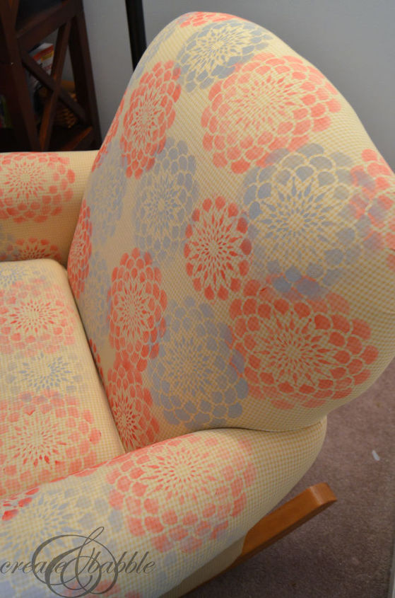 upholstered chair makeover, painted furniture