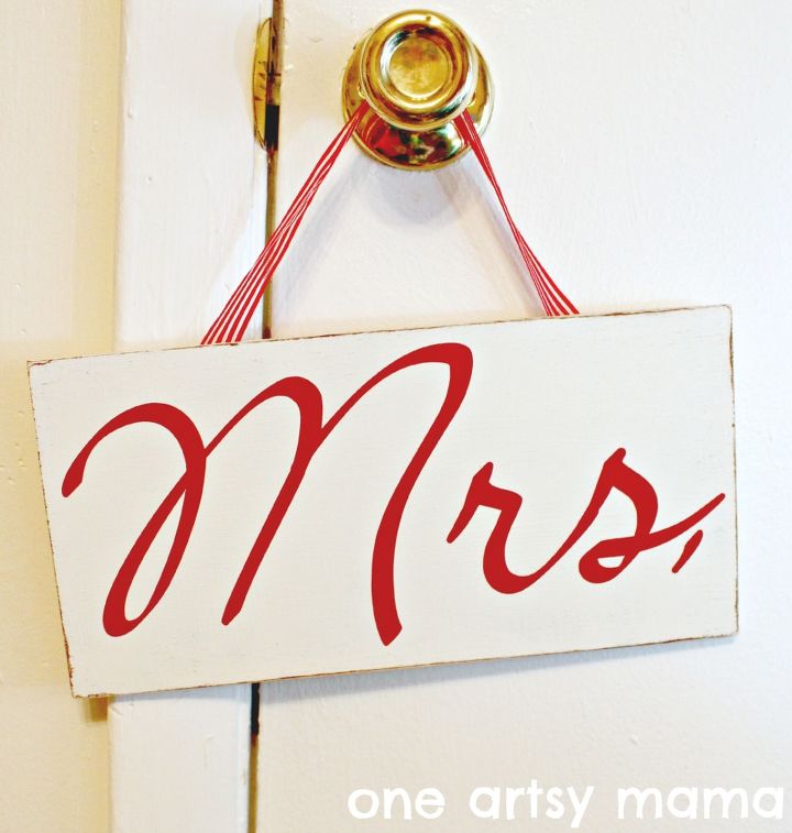 rustic mr and mrs wedding signs, crafts, repurposing upcycling