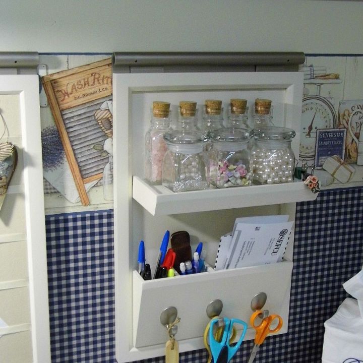 craft space, cleaning tips, closet, craft rooms, painted furniture, Better close up