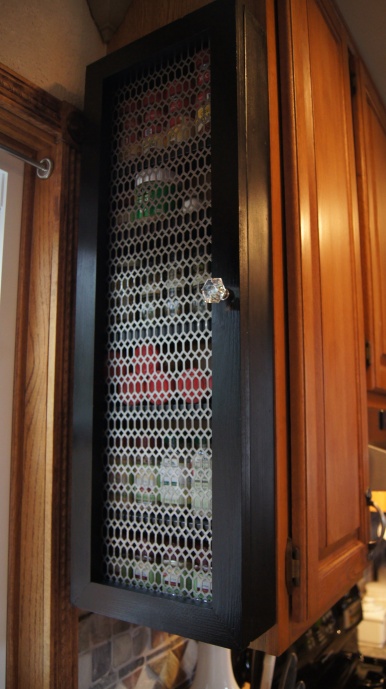 diy spice cabinet, kitchen cabinets, organizing, storage ideas, DIY End of cabinet spice cabinet