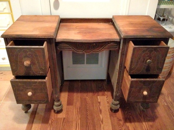 fix it or nix it antique vanity, diy, painted furniture, repurposing upcycling