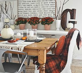 vintage fall dining room, dining room ideas, seasonal holiday decor, Cozy Vintage Autumn Dining room