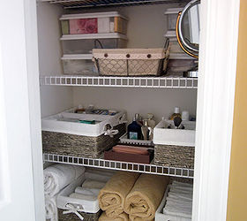 organize your linen closet, closet, organizing, After