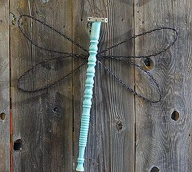 Dragonflies made using re-purposed materials. Just about anything can be -reborn!