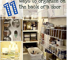 11 ways to organize on the back of a door, closet, organizing, 11 Ways to organize on the back of a door