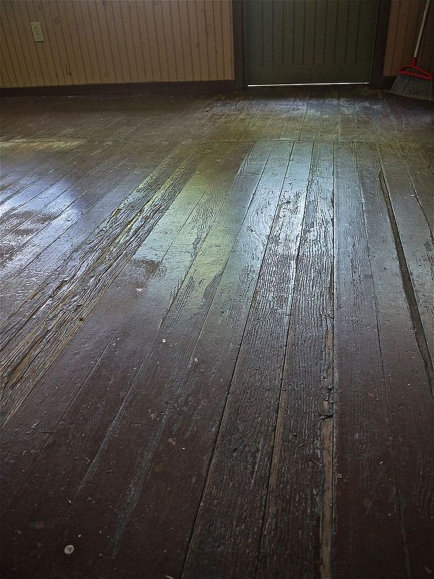 This is what we had to deal with. We sanded and filled gouges with Bondo.