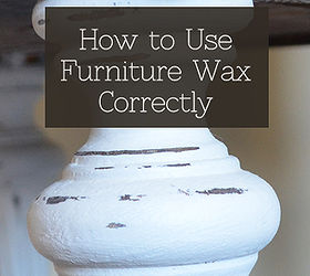 how to use furniture wax correctly, chalk paint, painted furniture