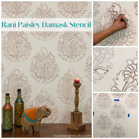 3 easy stencil techniques featuring our indian stencils collection, home decor, painting, wall decor