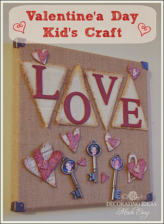 valentine s day crafts for kids, crafts, seasonal holiday decor, valentines day ideas, This project is so easy to put together and makes a special wall art idea