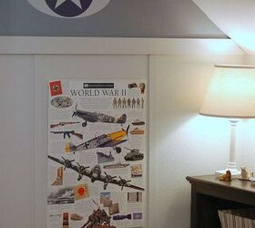 my 2012 projects, crafts, World War II themed boys room