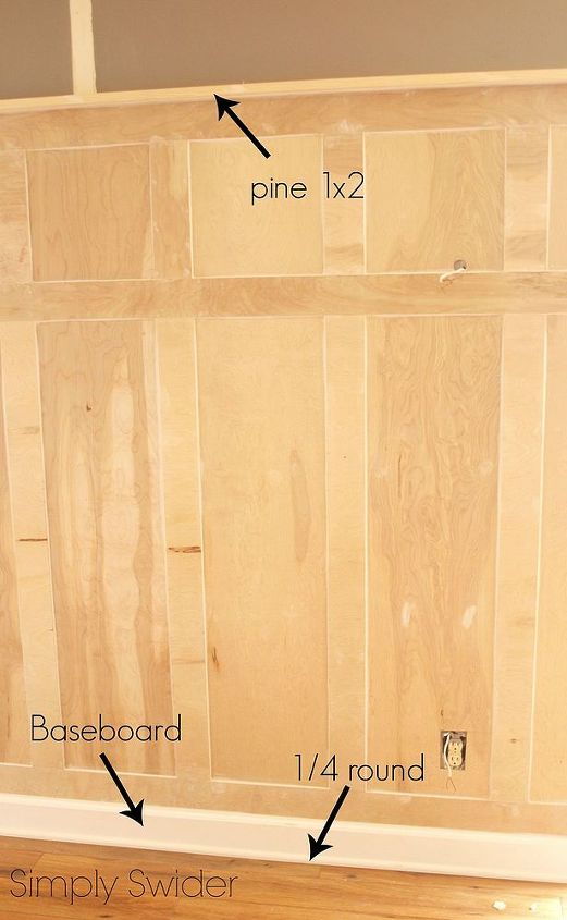 tutorial de revestimiento de madera con listones, Medidas del Board and Batten