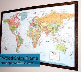 diy wood shim frame, diy, home decor, how to, woodworking projects