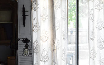 Stenciling Curtains