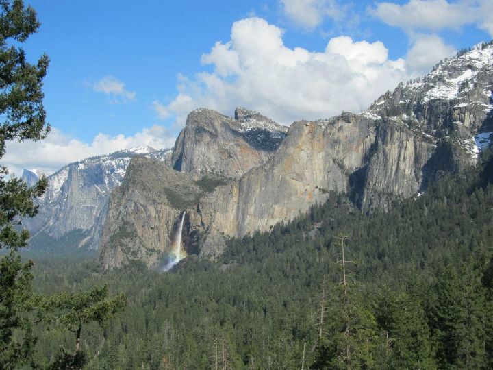nature photos, Bridal Falls Yosemite California