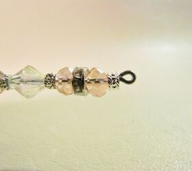 candle snuffer with dingle dangle bling, Make loop closure at end using round nose pliers