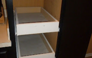 Installing Rolling Shelves in Kitchen Cabinets