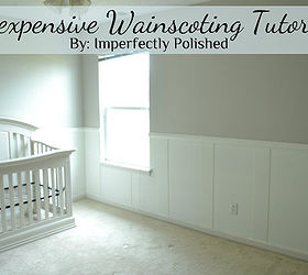 inexpensive wainscoting nursery board and batten, home decor, wall decor, woodworking projects