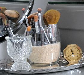 updated vintage vanity or dressing table, painted furniture