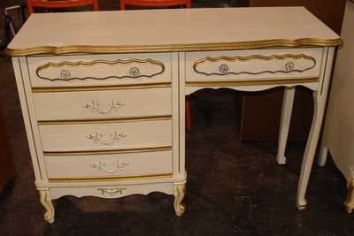 French Provincial Desk Makeover Hometalk French Provincial Desk Makeover Painted Furniture Before