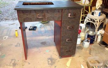 Sisters sewing machine cabinet