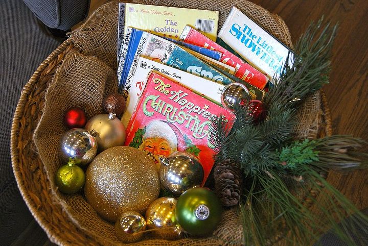 finding christmas inspiration, christmas decorations, seasonal holiday decor, Vintage Books and Dollar Store Balls