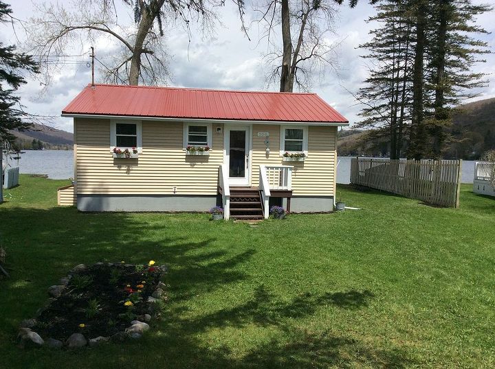 q what color to paint my porch, curb appeal, painting, porches, Some plants are coming up to cover the gray at the bottom but what color for the porch