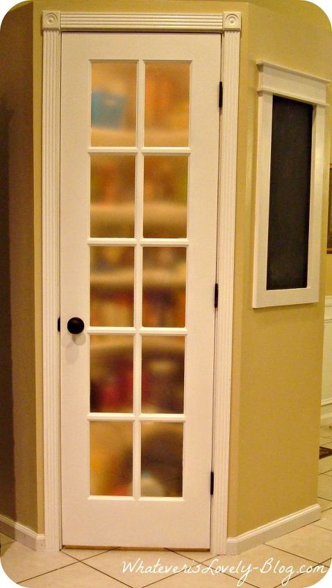 a corner pantry made from scratch, Lighted pantry