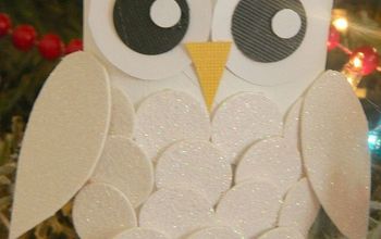 Snow Owl Christmas Ornaments