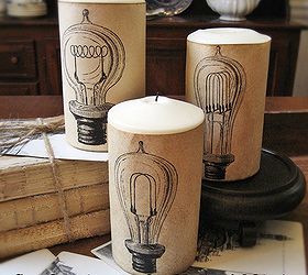 country living inspired filament bulb candle wraps, crafts, Love the vintage look Full instructions are on my blog
