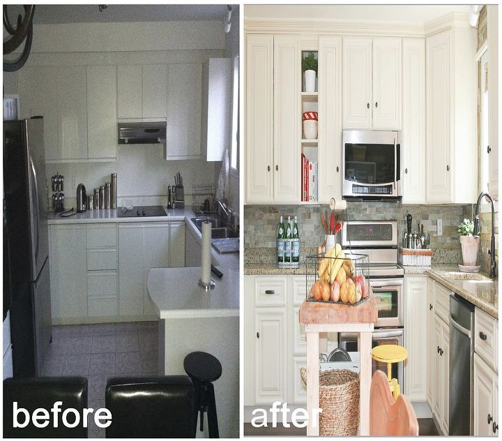 before and after my kitchen renovation tour reveal, diy, home decor, kitchen design, Before and After of my Kitchen Renovation Reveal