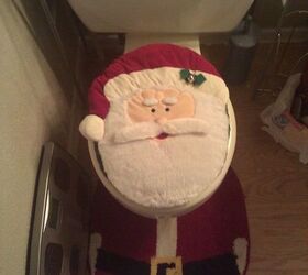 interior design projects, easter decorations, seasonal holiday d cor, thanksgiving decorations, Santa Toilet