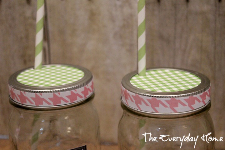 easy budget friendly bridal or baby shower ideas, chalkboard paint, crafts, scrapbook paper and striped straws