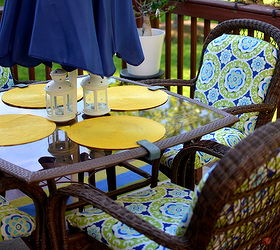 uphholstered patio furniture, outdoor furniture, outdoor living, painted furniture