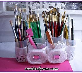 craft caddy, cleaning tips, crafts, decoupage, repurposing upcycling