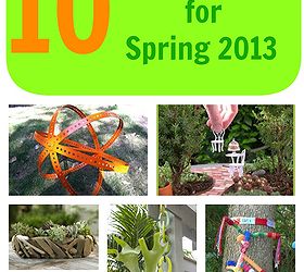 10 Tendencias de jardín para la primavera de 2013