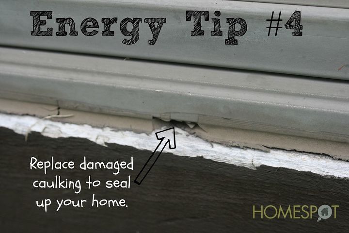 quick energy efficiency tips, go green, home maintenance repairs, how to, Learn how to repair the caulking seal