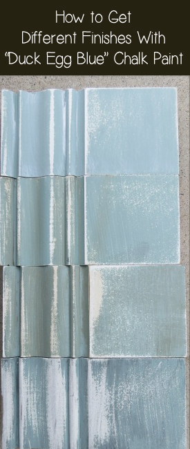 how to get different finishes with duck egg blue chalk paint, chalk paint, painting