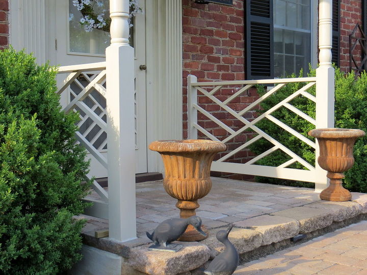 diy chippendale railings, curb appeal, diy, porches, woodworking projects