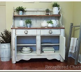 early 20th century hutch revived, painted furniture, Thrift store find for 12 gets a major lift