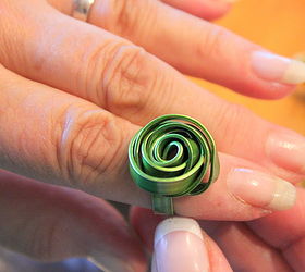 how to make a beautiful rose ring, crafts