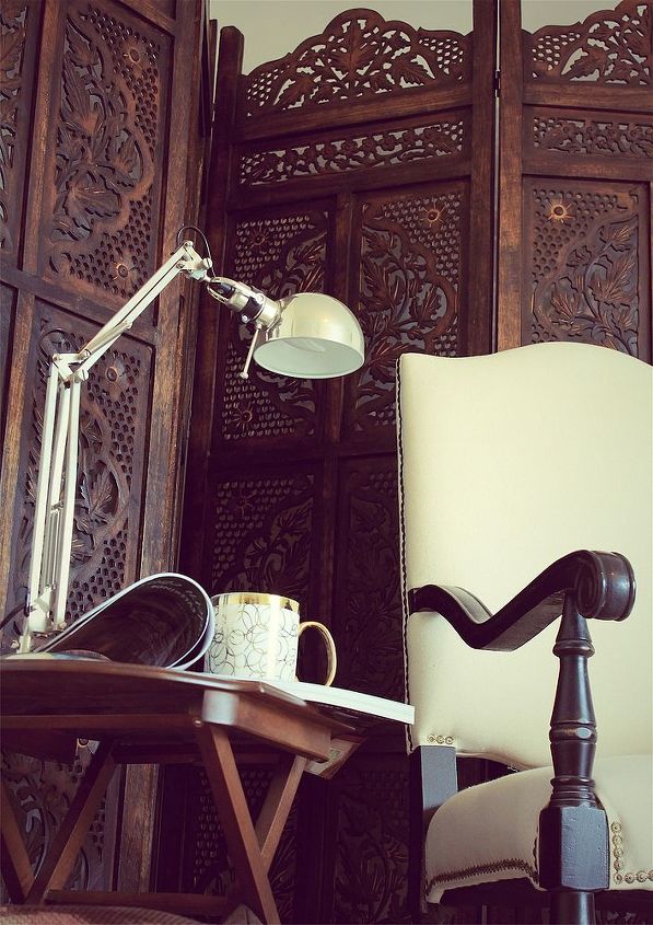 reading corner, home decor, painted furniture
